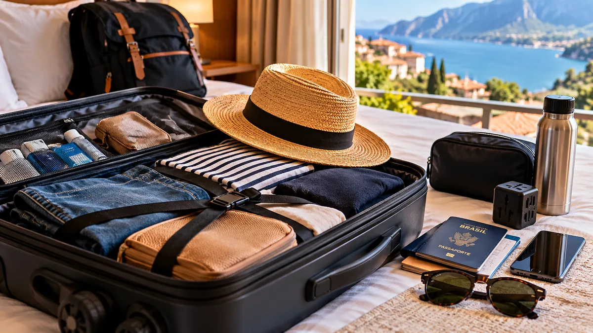 Como fazer a mala de viagem sem excessos: o que levar e o que conferir antes de fechar