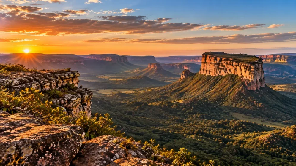 Paisagem da Chapada Diamantina na Bahia