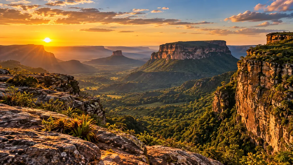Paisagens das principais chapadas do Brasil