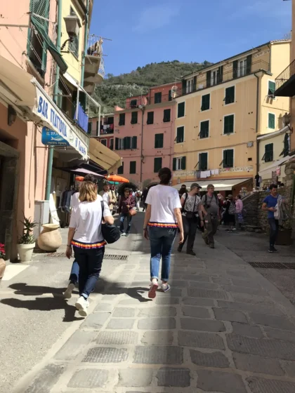 Vila de Cinque Terre na Ligúria, Itália