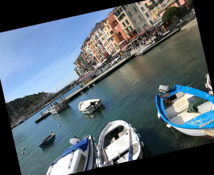 Portovenere na Ligúria durante viagem à Itália em abril