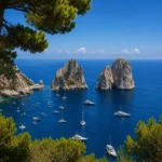 Faraglioni de Capri vistos do mar