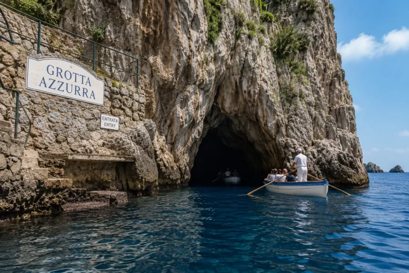 Gruta Azul em Capri