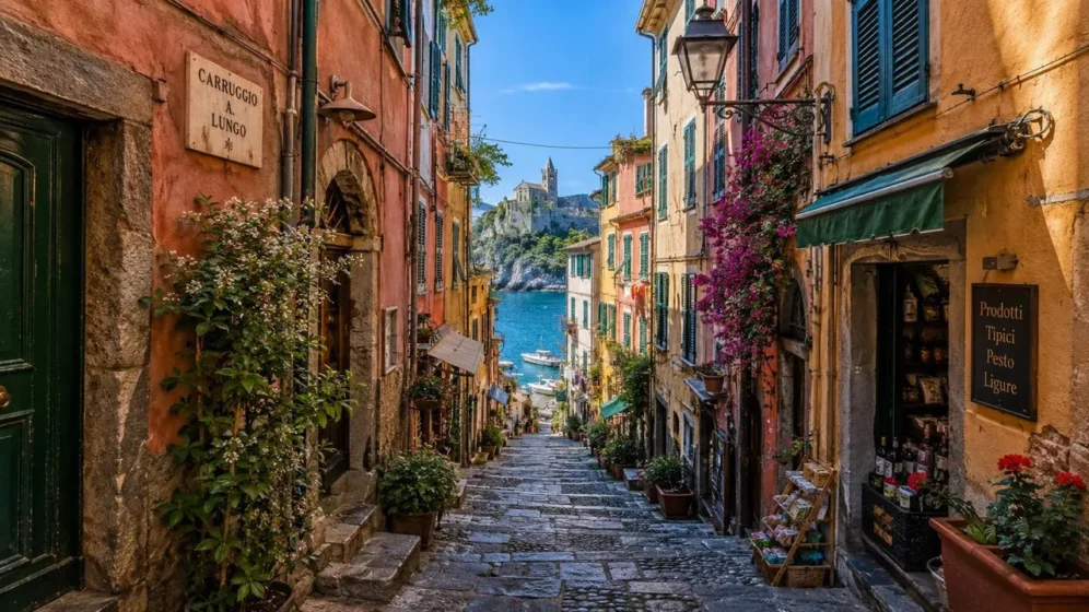 Centro histórico e carruggio de Portovenere, Ligúria