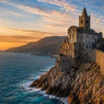 Igreja de San Pietro sobre as falésias de Portovenere